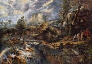 Peter Paul Rubens Gewitterlandschaft mit Philemon und Baucis Sweden oil painting artist